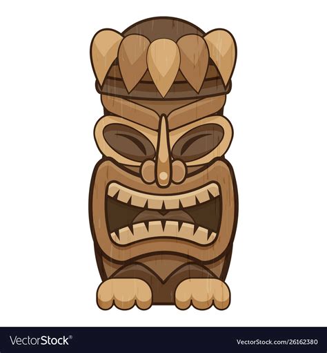 Ethnic idol icon cartoon style Royalty Free Vector Image