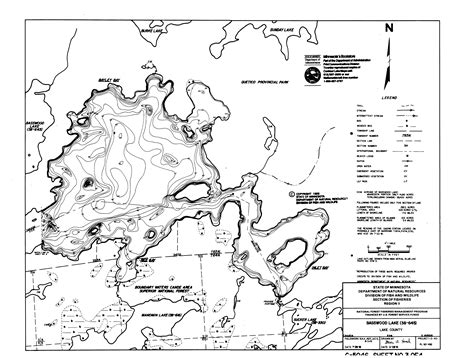 Lake depth maps: Minnesota DNR