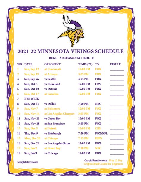 Vikings Schedule 2024-25 Uefa - Birgit Sharyl