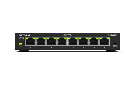 SOHO 8-Port Gigabit Ethernet Wired Switch - GS308E | NETGEAR