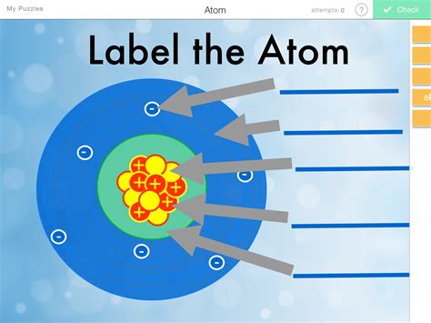 Label Parts of an Atom — Learning in Hand with Tony Vincent