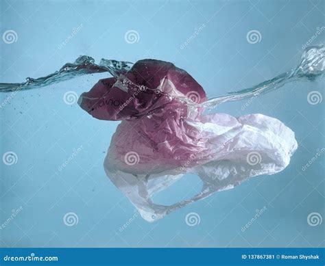 A Pollution Problem - Plastic Bag in the Ocean Stock Image - Image of pollution, garbage: 137867381