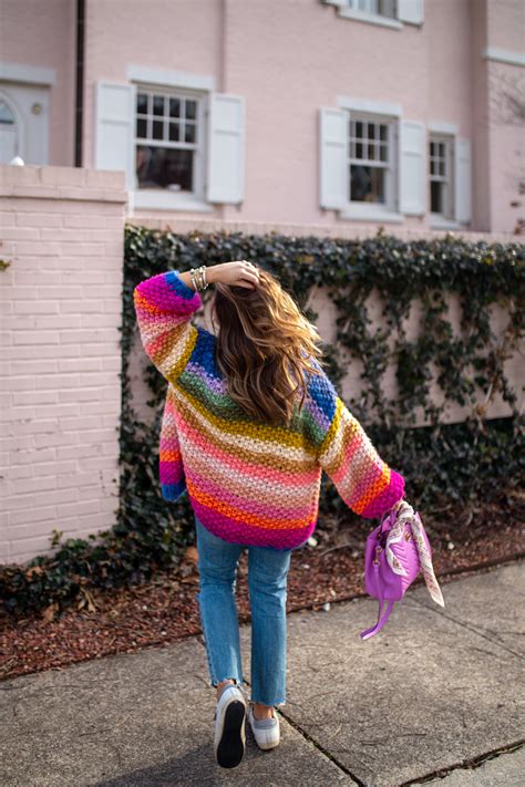 Somewhere Over the Rainbow Cardigan - Glitter & Gingham