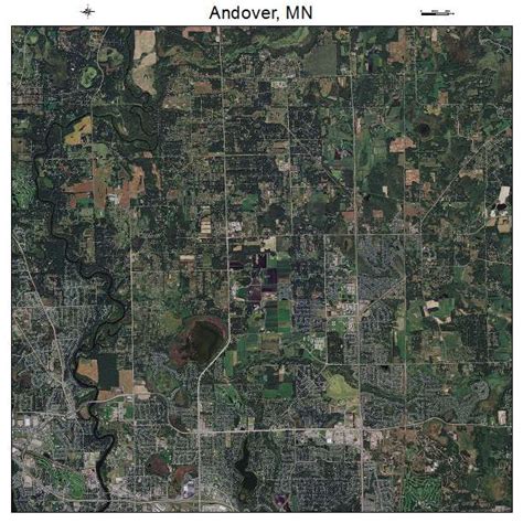 Aerial Photography Map of Andover, MN Minnesota