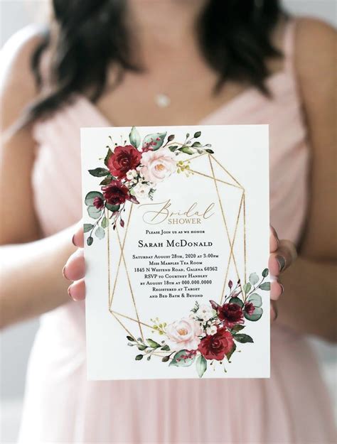 Bridal Shower Invitation Templates: A Guide To Choosing The Right Ones ...