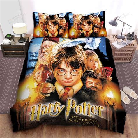 Harry Potter And The Sorcerer's Stone Movie Poster Bed Sheets Duvet Cover Bedding Sets - HomeFavo