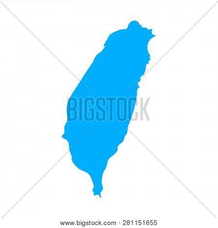 Map Taiwan - Outline Vector & Photo (Free Trial) | Bigstock