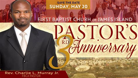 Pastor’s Anniversary – First Baptist Church of James Island