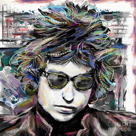 Bob Dylan Art Mixed Media by Ryan Rock Artist - Fine Art America