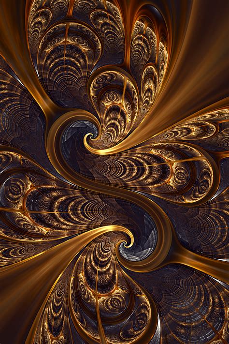 Every Golden Scale by plangkye on deviantART | Fractal art, Fractals ...