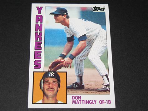 Don Mattingly Rookie Card - Baseball & Football Cards