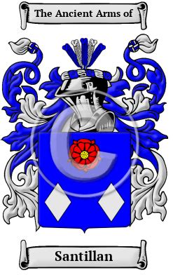 Santillan Name Meaning, Family History, Family Crest & Coats of Arms