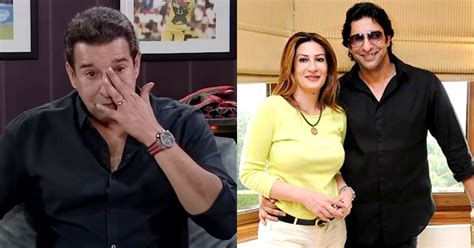 Wasim Akram Breaks Into Tears Remembering First Wife Huma | Reviewit.pk