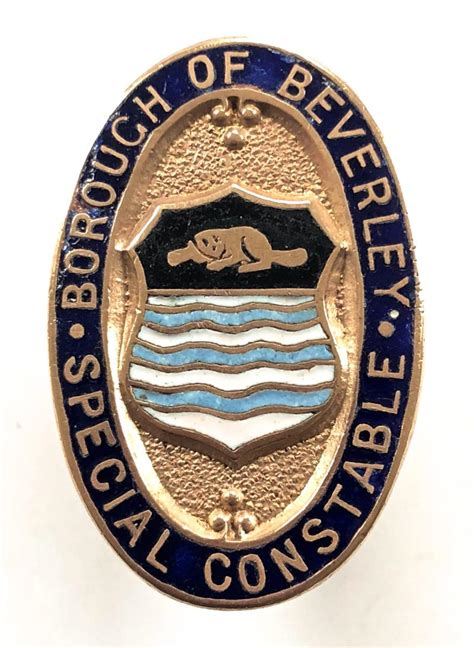 Sally Bosleys Badge Shop | WW1 Borough of Beverley Special Constable police badge