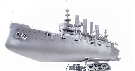 USS St. Louis - official 3D printable model from WoWS by World of Warships | Download free STL ...