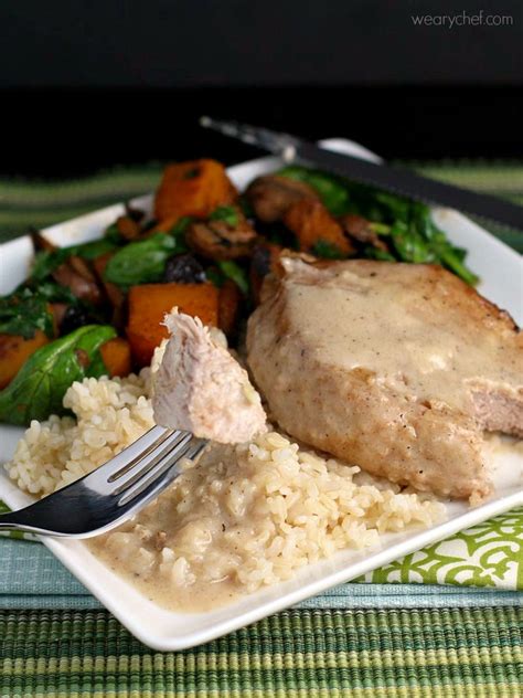 These one-pan pork chops are very simple to make. The easy milk gravy does not even require ...