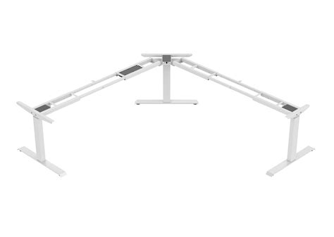 Triple Motor L-shaped Electric Standing Desk Electric Adjustable-height Standing Desk Frame ...