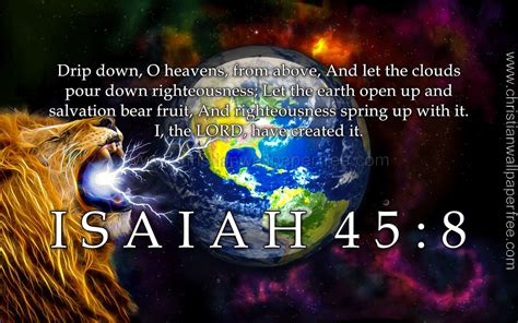 Isaiah 45 Verse 8