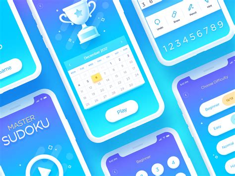 Dribbble - sudoku_game_app.jpg by NestStrix Game Art Studio