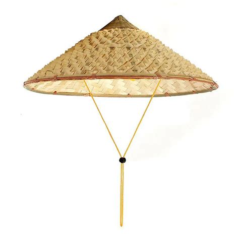 Fashion Vietnamese Japanese Coolie Straw Bamboo Cone Sun Hat Garden Farmer Fishing-in Women's ...