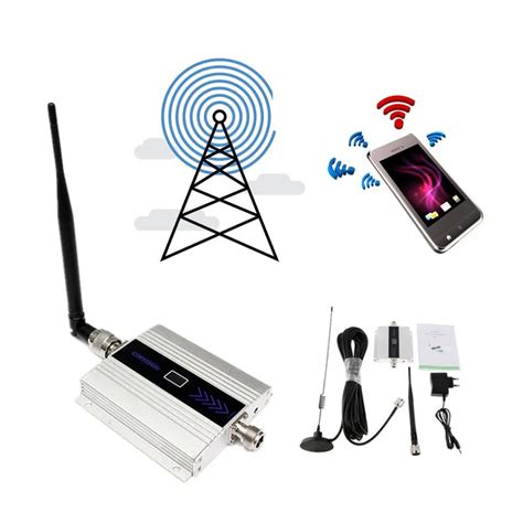 Small Size Alloy LCD GSM 900MHz Mobile Cell Phone Signal Repeater Booster Amplifier Cellular ...