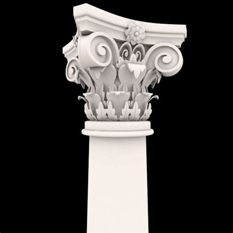 Corinthian Column 3D Model $10 - .obj .max - Free3D