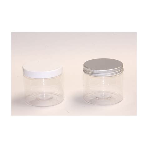 200ml Clear Plastic PET Jar & Lid