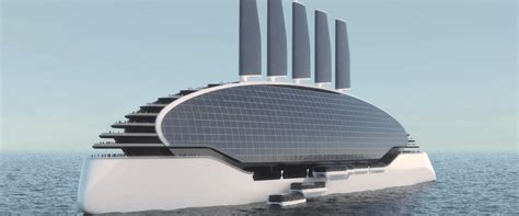 Futuristic Luxury Cruise Ship