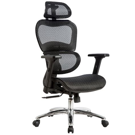 Office Chair Mesh Chair Ergonomic Chair Desk Computer Swivel Executive Rolling Home Tall Chair ...