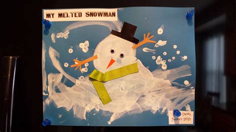 Simple Suburbia: Melted Snowman Craft {Toddler Painting}