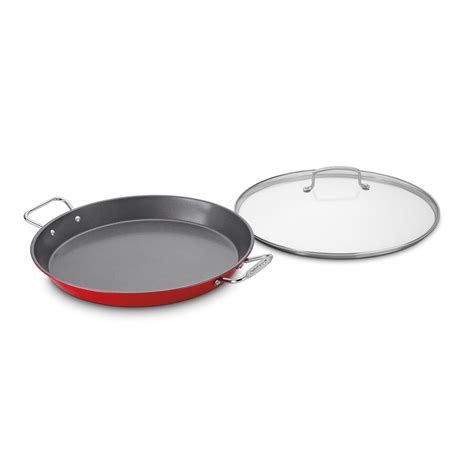 Shop Cuisinart 2-Piece 15-in Stainless Steel Paella Pan Lid(s) Included ...