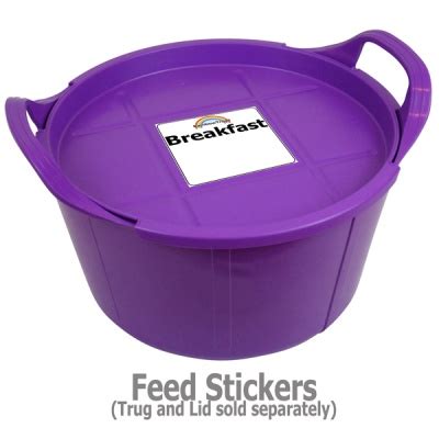 Trug-Lid™ Stickers easily identify contents | Rainbow Trugs®