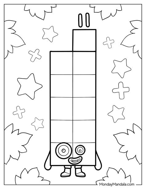 28 Numberblocks Coloring Pages (Free PDF Printables)