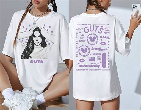 Guts Olivia Rodrigo Shirt Olivia Rodrigo Guts Merch Olivia - Etsy Canada