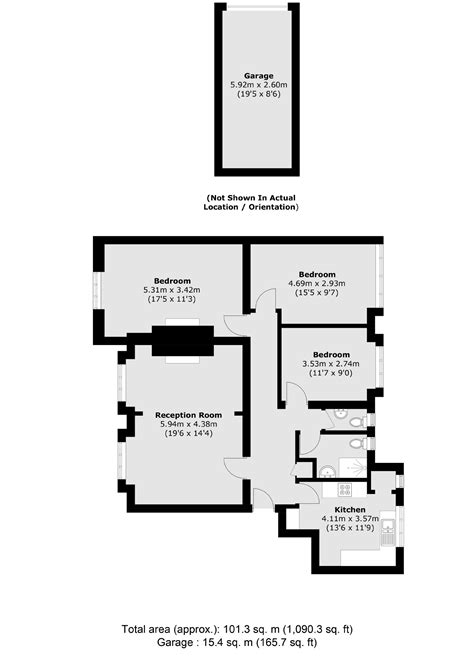 3 bed flat for sale in Portsmouth Road, Surbiton KT6 - 67709168 - Zoopla