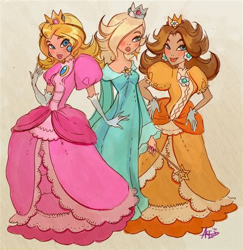 Nintendo Princesses by Duivelsdraak.deviantart.com on @deviantART Super Princess Peach, Super ...