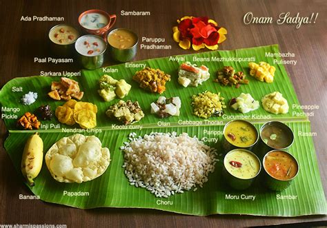 Onam Sadhya Recipes | Onam Sadya Recipes - Sharmis Passions