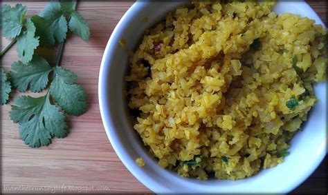 Indian-Style Cauliflower Rice (grain/gluten-free) | Livin' the Crunchy Life