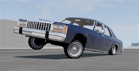 87 Ford LTD Crown vic lowrider in BeamNG.drive! : r/BeamNG