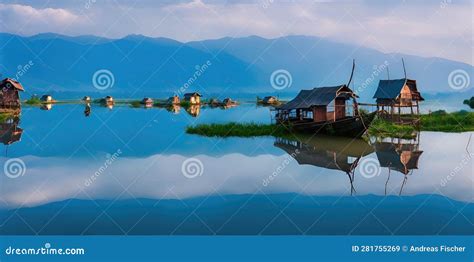 Floating Gardens Lake Inle Stock Illustrations – 11 Floating Gardens ...