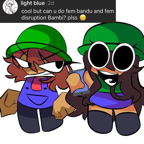 FEM BANDU WITH THIGH HIGHS OMGG | Bambi art, Bambi, Anime fnaf