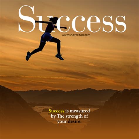 Success is measured by | Motivation Quotes in English with image - Shayaritag