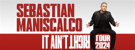 Release - Sebastian Maniscalco Announces Massive 2024 ‘It Ain’t Right’ Tour Coming to Tampa ...