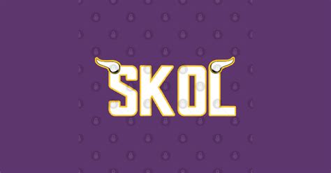 Vikings SKOL - Vikings - Sticker | TeePublic