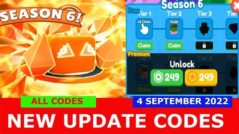 NEW UPDATE CODES [🏆SEASON 6!] Rebirth Champions X ROBLOX | ALL CODES ...