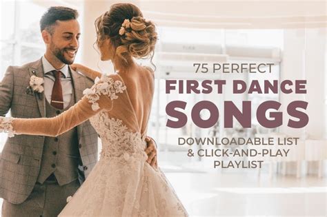 75 Perfect First Dance Wedding Songs | Entertainers Worldwide