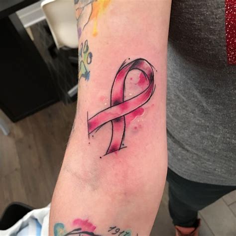 65+ Best Cancer Ribbon Tattoo Designs & Meanings - (2019)