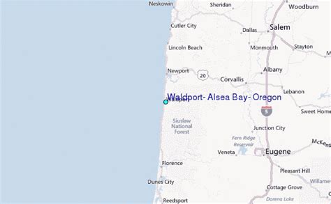 Waldport, Alsea Bay, Oregon Tide Station Location Guide