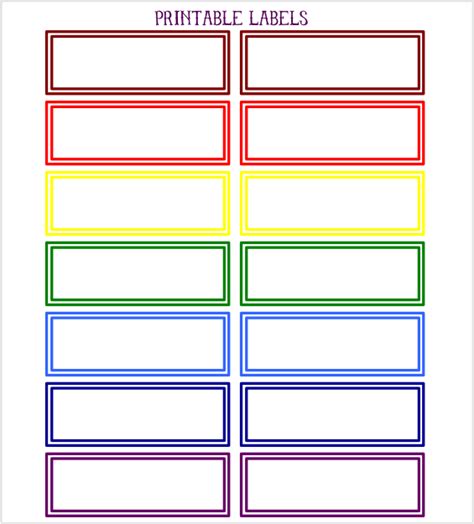 Color Coded Labels | Labels printables free, Printable labels, Diy labels