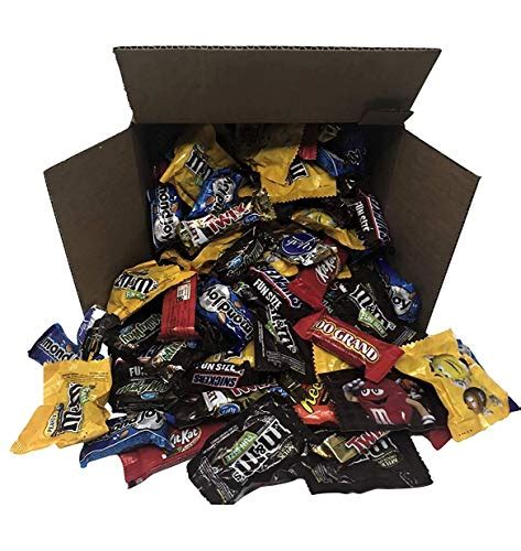 Bulk Chocolate (5.6 lb) Mini Candy Bars Variety Pack, Gift Box for Easter Baskets | Valentines ...